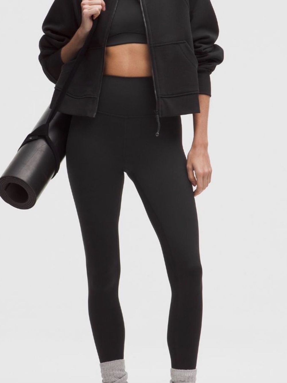 Lululemon 4 High-Waist Black Active Leggings